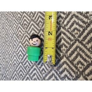 Fisher Price Little People Little Boy with Black Hair and Green Body